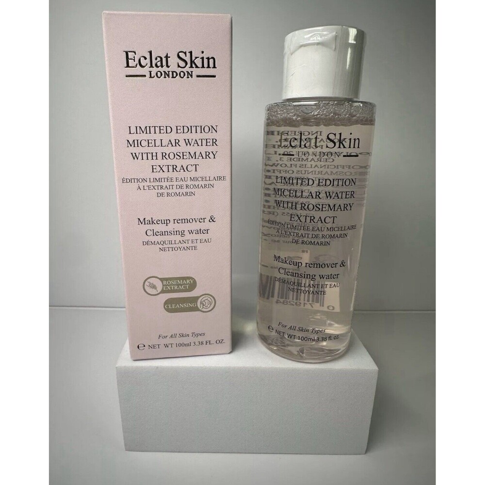 Eclat Skin Micellar Water w/ Rosemary Extract 3.38oz 100mL Ltd Ed ••SEALED••